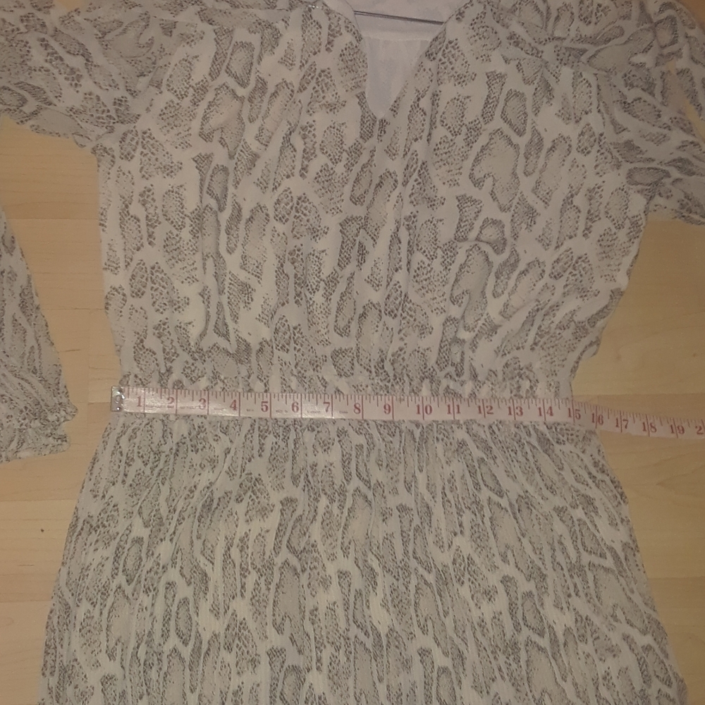 CURRENT AIR ANTHROPOLOGIE Snake Olivia Pleat dress - Picture 4 of 11
